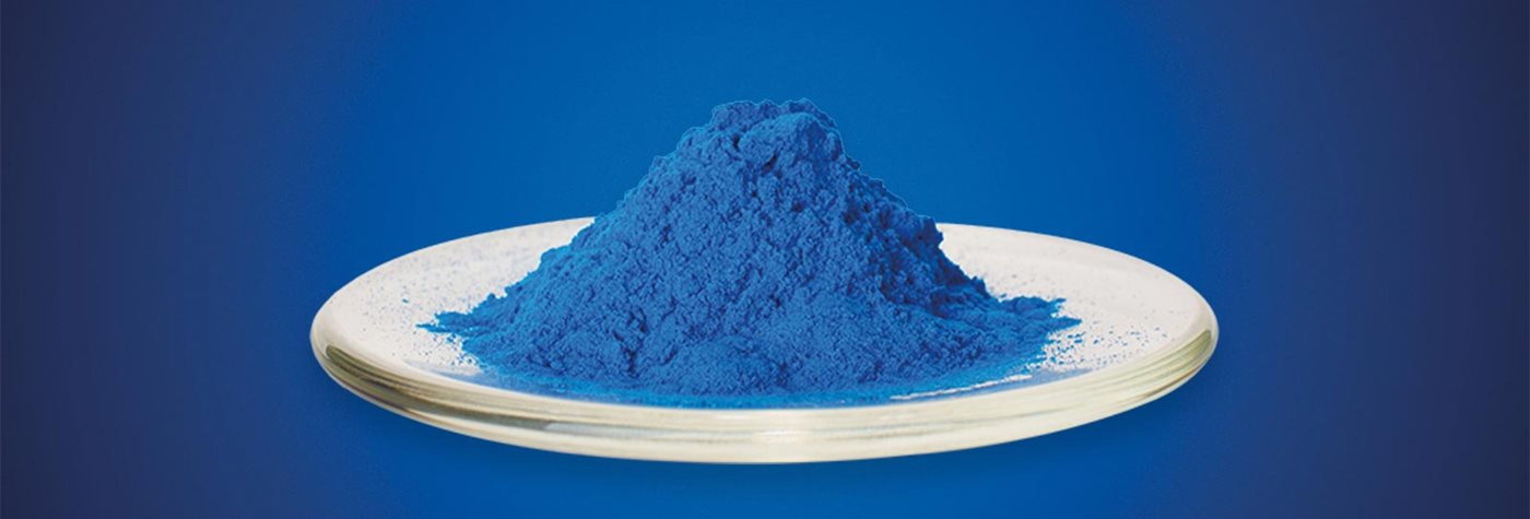 Modern blue color, vector palette set. Cerulean blue, Indigo and