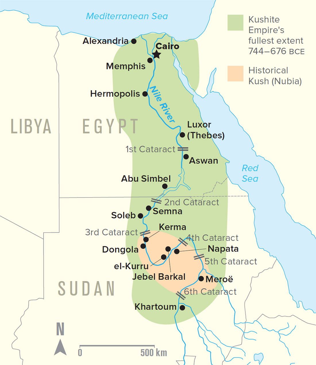 Ancient Egypt And Nubia Map   Map 